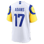 LA.Rams #17 Davante Adams White BUTLER Game Jersey
