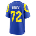 LA.Rams #72 Blake Hance Royal Team Game Jersey BUTLER