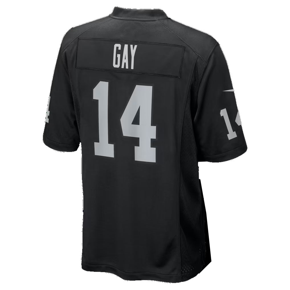 LV.Raiders #14 Matt Gay Black Team Game jersey BUTLER
