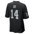 LV.Raiders #14 Matt Gay Black Team Game jersey BUTLER