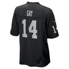 LV.Raiders #14 Matt Gay Black Team Game jersey BUTLER