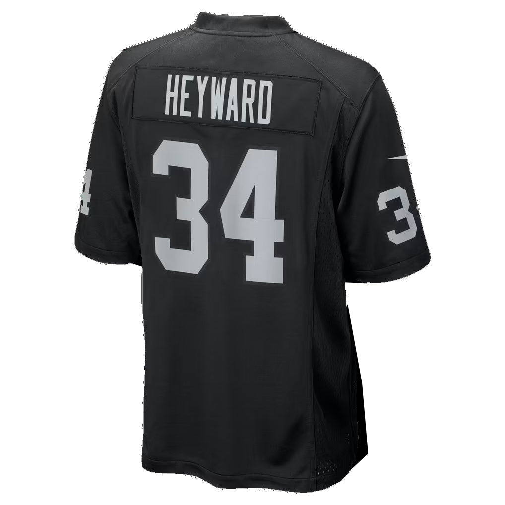LV.Raiders #34 Connor Heyward Black Team Game jersey BUTLER