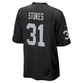 LV.Raiders #31 Treydan Stukes Black Team Game jersey BUTLER