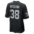 LV.Raiders #38 Kansei Matsuzawa Black Team Game jersey BUTLER