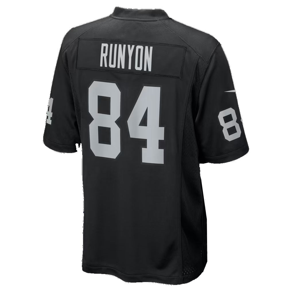 LV.Raiders #84 Carter Runyon Black Team Game jersey BUTLER