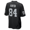 LV.Raiders #84 Carter Runyon Black Team Game jersey BUTLER