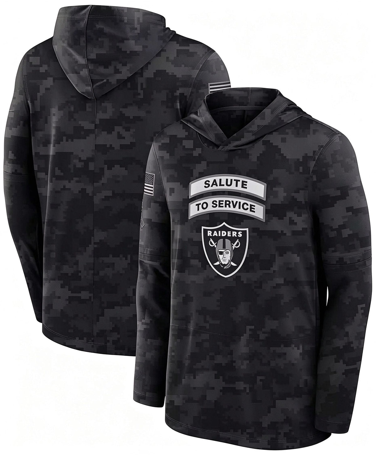 LV.Raiders 2026 Salute To Service Club Pullover Hoodie Cheap sale Birthday and Christmas gifts Stitched American Jersey BUTLER