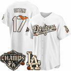 Los Angeles Dodgers #17 Shohei Ohtani White Halloween 2026 Baseballjersey BUTLER