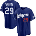 Los Angeles Dodgers #29 Tarik Skubal Royal Alternate Stadium Stitched Jersey BUTLER