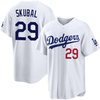 Los Angeles Dodgers #29 Tarik Skubal White 2026 Home Limited Stitched Jersey BUTLER