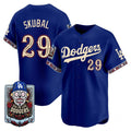 Los Angeles Dodgers #29 Tarik Skubal x Dia De Los Muertos Royal 2026 Baseballjersey BUTLER