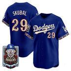 Los Angeles Dodgers #29 Tarik Skubal x Dia De Los Muertos Royal 2026 Baseballjersey BUTLER