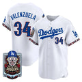 Los Angeles Dodgers #34 Fernando Valenzuela x Dia De Los Muertos White 2026 Baseballjersey BUTLER