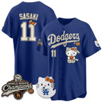 Los Angeles Dodgers #11 Roki Sasaki Royal BUTLER Halloween 2026 Vapor V2- Stitched Jersey
