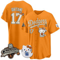 Los Angeles Dodgers #17 Shohei Ohtani Orange BUTLER Halloween 2026 Vapor V2 Stitched Jersey