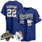 Los Angeles Dodgers #22 Clayton Kershaw Royal BUTLER Halloween 2026 Vapor V2 Stitched Jersey