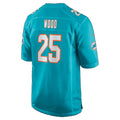 M.Dolphins #25 Julius Wood Aqua Team Game jersey BUTLER