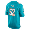 M.Dolphins #52 Patrick Paul Aqua Game jersey BUTLER