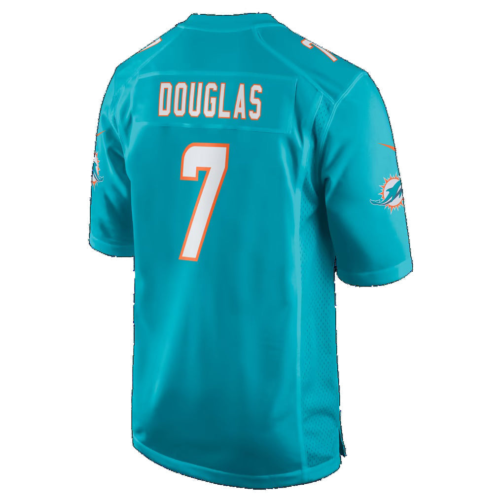 M.Dolphins #7 Caleb Douglas Aqua Game jersey BUTLER
