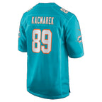 M.Dolphins #89 Will Kacmarek Aqua Team Game jersey BUTLER