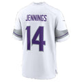 MN.Vikings #14 Jauan Jennings White Alternate Game jersey BUTLER