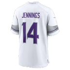 MN.Vikings #14 Jauan Jennings White Alternate Game jersey BUTLER