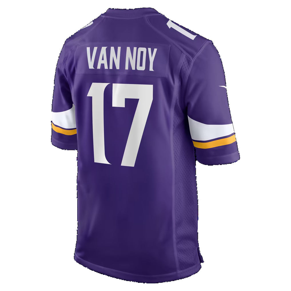 MN.Vikings #17 Kyle Van Noy Purple Team Game jersey BUTLER