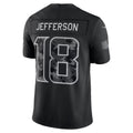 MN.Vikings #18 Justin Jefferson Black 2026 Salute to Service Stitched Limited jersey BUTLER