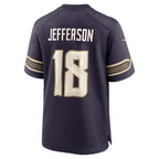 MN.Vikings #18 Justin Jefferson Purple 2026 Rivalries Collection Game Jersey BUTLER