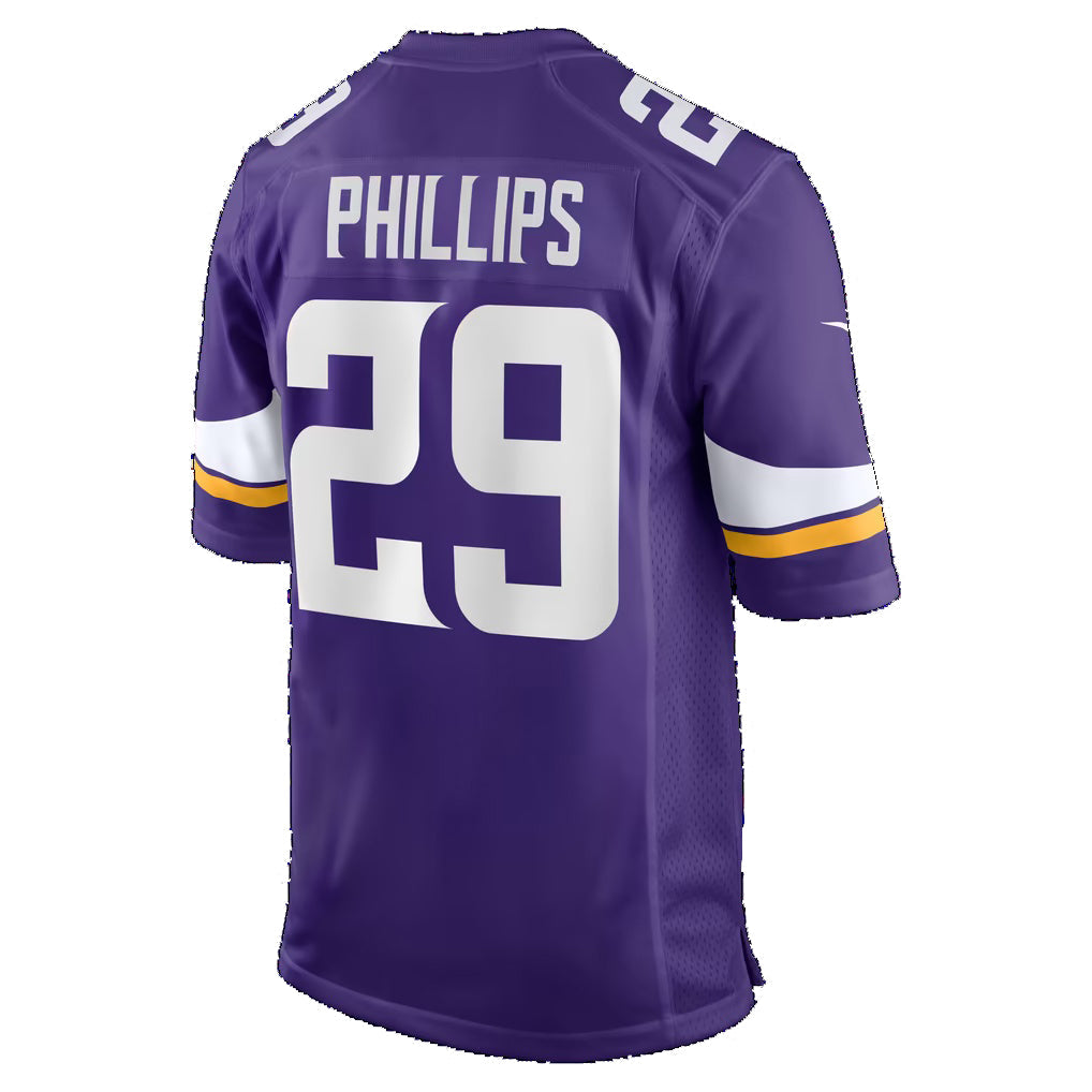 MN.Vikings #29 Jacob Thomas Purple Team Game jersey BUTLER