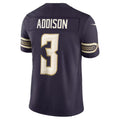 MN.Vikings #3 Jordan Addison Purple 2026 Rivalries Collection Stitched Limited Jersey BUTLER