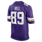 MN.Vikings #89 Dillon Bell Purple Team Game jersey BUTLER