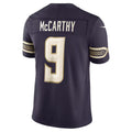 MN.Vikings #9 J.J. McCarthy Purple 2026 Rivalries Collection Stitched Limited Jersey BUTLER