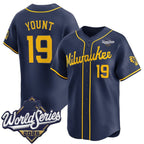 Milwaukee Brewers #19 Robin Yount Navy 2026 World Series Alternate Limited Stitched Jersey BUTLER