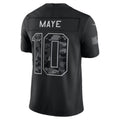 NE.Patriots #10 Drake Maye Black 2026 Salute to Service Stitched Limited jersey BUTLER
