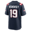 NE.Patriots #19 Mitch Wishnowsky Navy Team Game jersey BUTLER