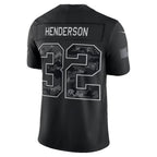 NE.Patriots #32 TreVeyon Henderson Black 2026 Salute to Service Stitched Limited jersey BUTLER
