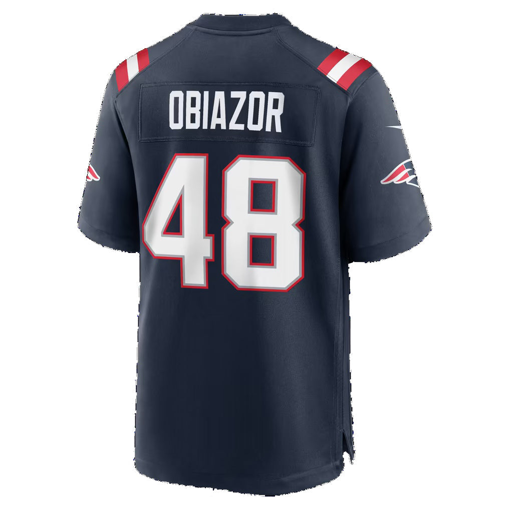 NE.Patriots #48 Namdi Obiazor Navy Team Game jersey BUTLER