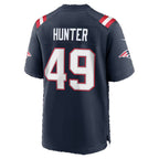 NE.Patriots #49 Erick Hunter Navy Team Game jersey BUTLER