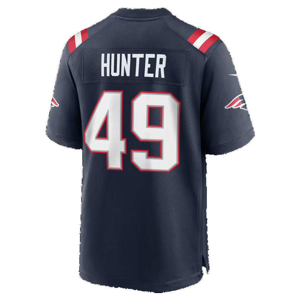 NE.Patriots #49 Erick Hunter Navy Team Game jersey BUTLER