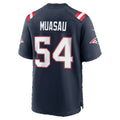 NE.Patriots #54 Darius Muasau Navy Team Game jersey BUTLER