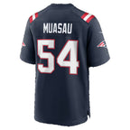 NE.Patriots #54 Darius Muasau Navy Team Game jersey BUTLER