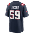NE.Patriots #59 Khalil Jacobs Navy Team Game jersey BUTLER
