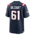 NE.Patriots #61 Darrian Dalcourt Navy Team Game Jersey BUTLER