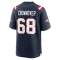 NE.Patriots #68 Dametrious Crownover Navy Team Game jersey BUTLER
