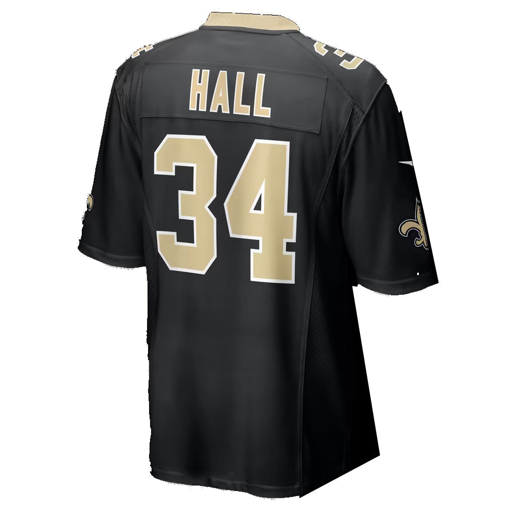 NO.Saints #34 TJ Hall Black BUTLER Team Game Jersey