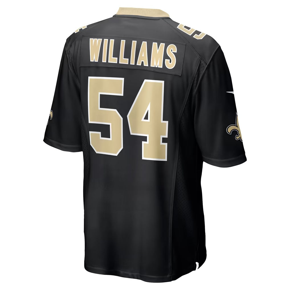 NO.Saints #54 Jonah Williams Black BUTLER Team Game Jersey