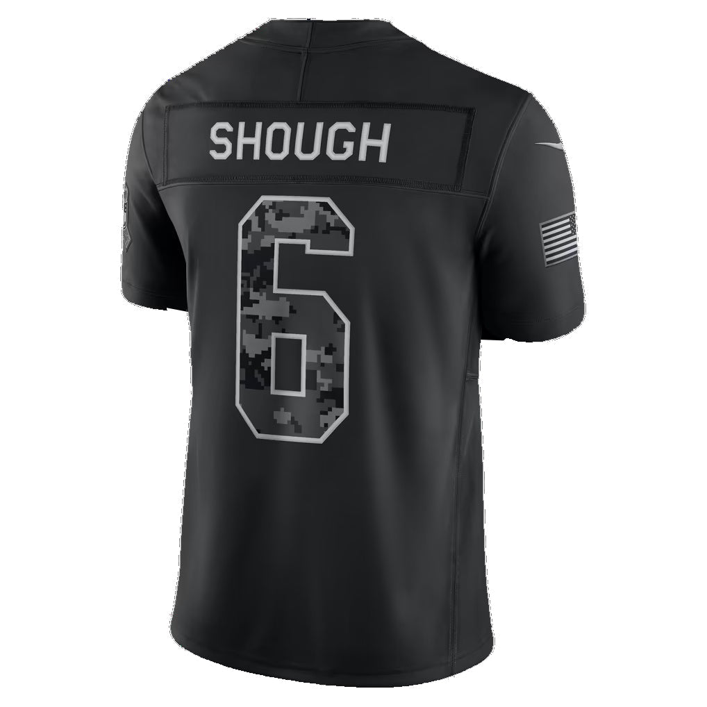NO.Saints #6 Tyler Shough Black 2026 Salute to Service Stitched Limited jersey BUTLER