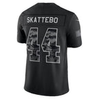 NY.Giants #44 Cam Skattebo Black 2026 Salute to Service Stitched Limited jersey BUTLER