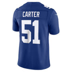 NY.Giants #51 Abdul Carter Royal BUTLER Team Vapor F.U.S.E. Stitched Limited Jersey